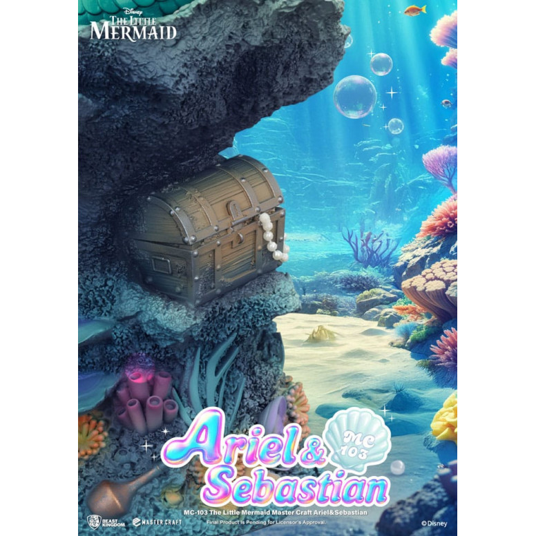 Beast Kingdom Disney - Master Craft Ariel e Sébastien - La Sirenetta