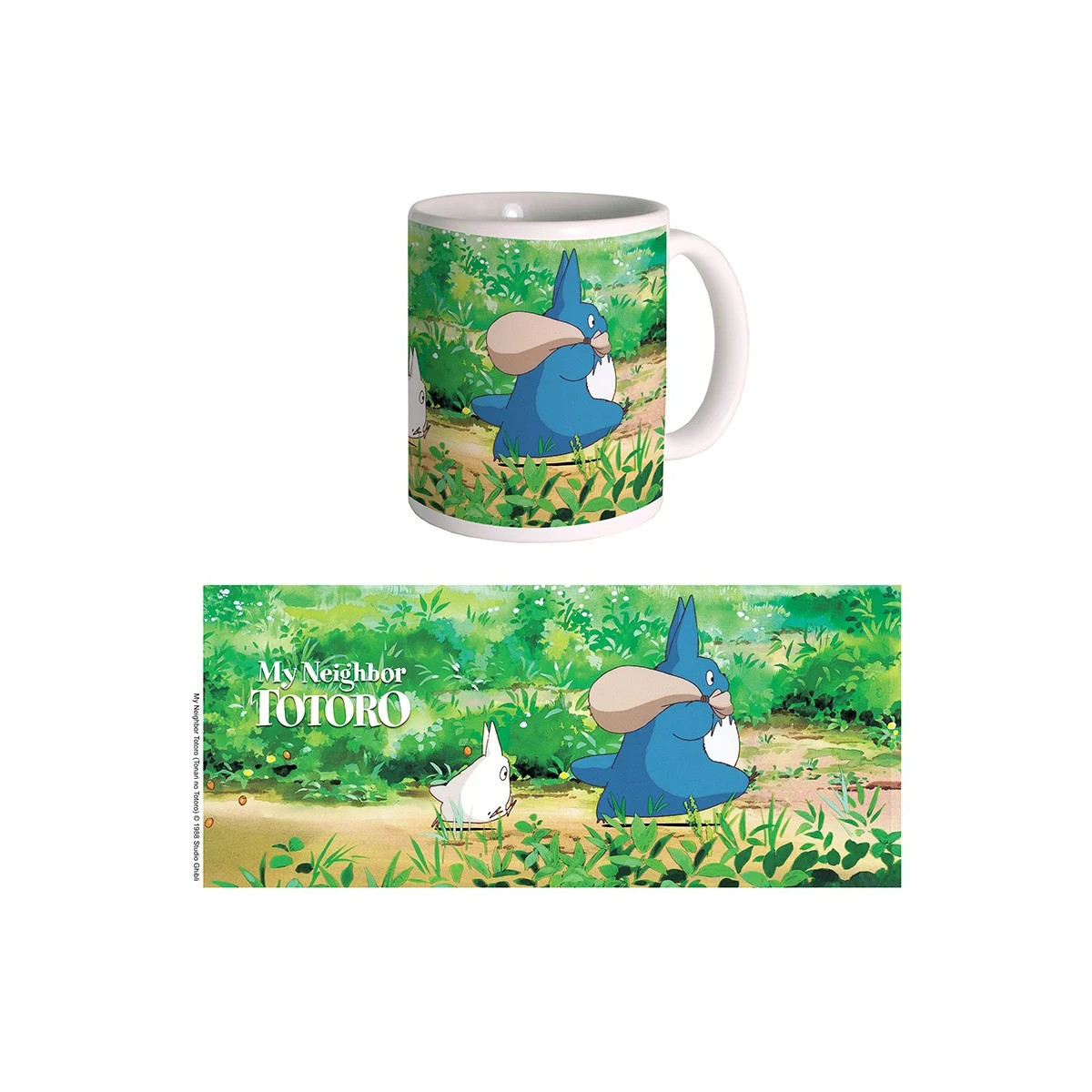 Semic - Tazza Ghibli 08 - Totoro blu e bianco - Il mio vicino Totoro