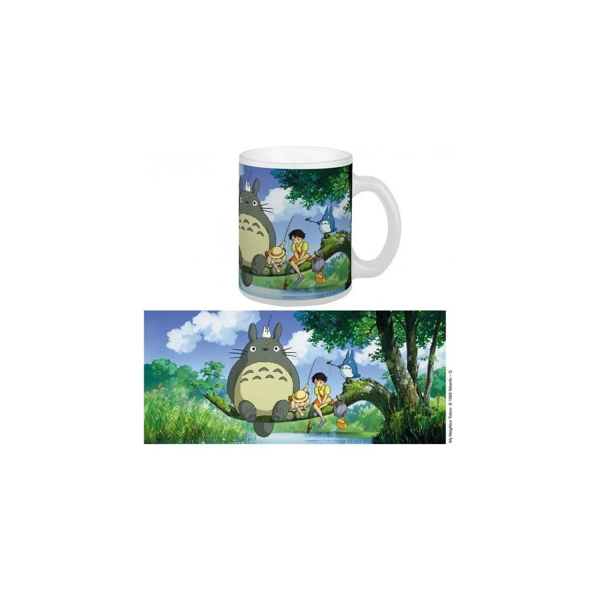 Semic - Tazza Ghibli 01 - Totoro Fishing - Il mio vicino Totoro
