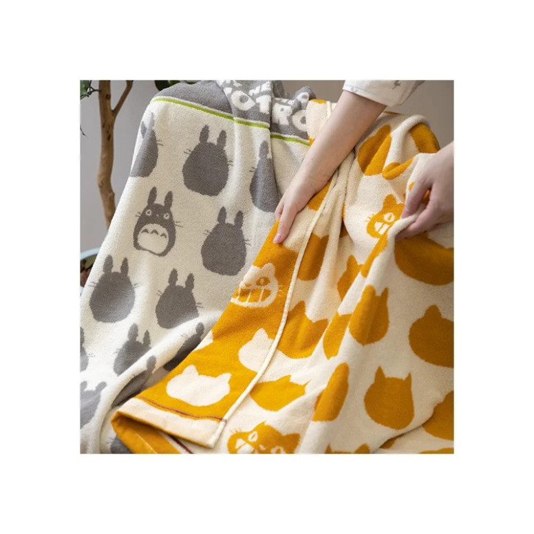 Marushin - Coperta beige Chatbus 85x115 cm - Il mio vicino Totoro