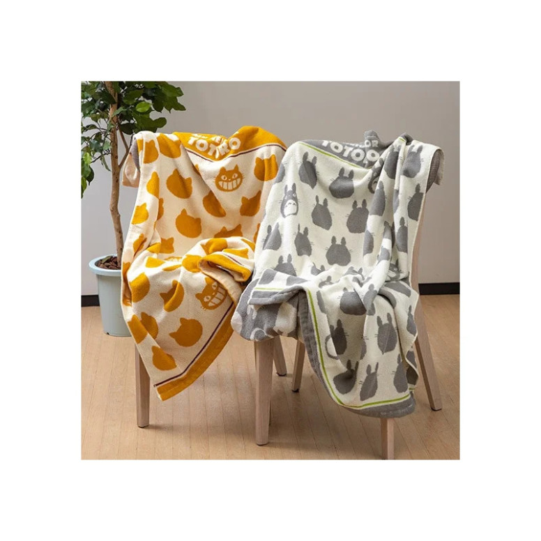 Marushin - Coperta beige Chatbus 85x115 cm - Il mio vicino Totoro