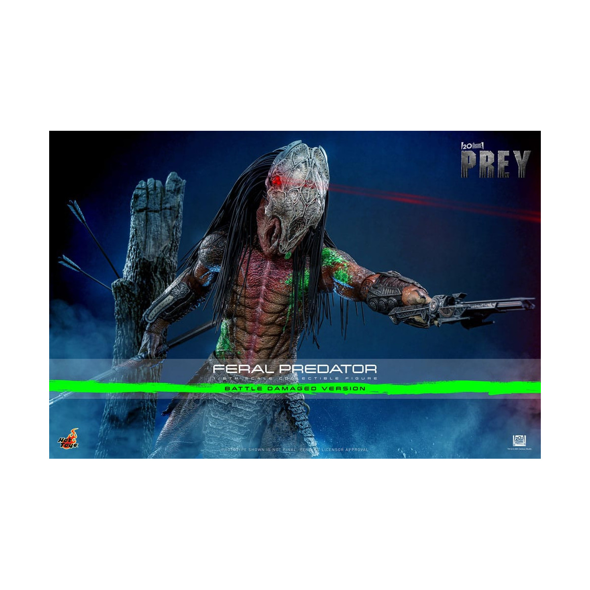 Hot Toys - Feral Predator (Versione danneggiata dalla battaglia) MMS 1/6 - Prey