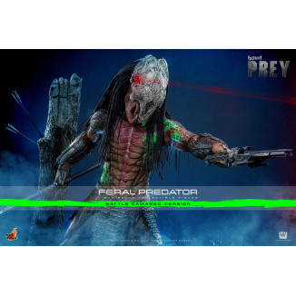 Hot Toys - Feral Predator (Versione danneggiata dalla battaglia) MMS 1/6 - Prey
