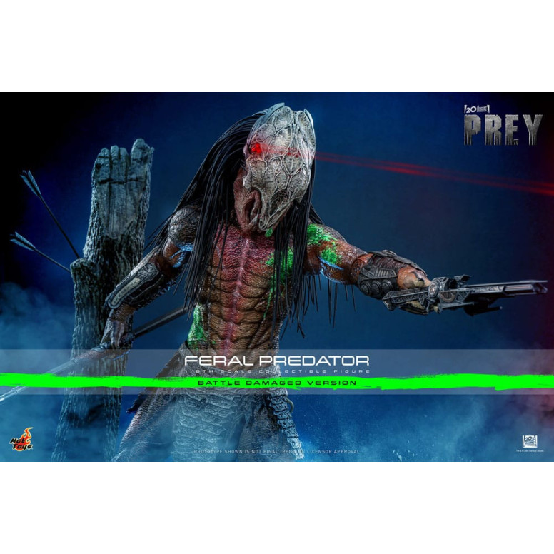 Hot Toys - Feral Predator (Versione danneggiata dalla battaglia) MMS 1/6 - Prey