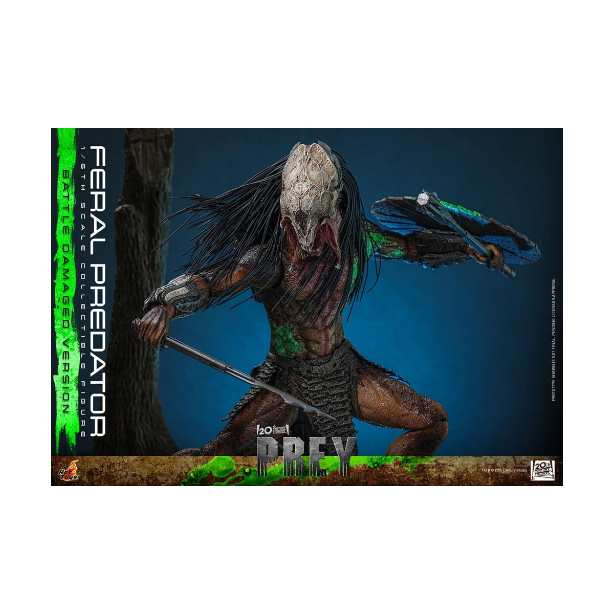 Hot Toys - Feral Predator (Versione danneggiata dalla battaglia) MMS 1/6 - Prey