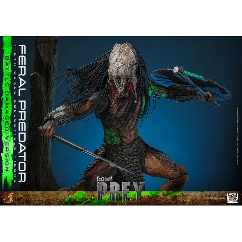 Hot Toys - Feral Predator (Versione danneggiata dalla battaglia) MMS 1/6 - Prey