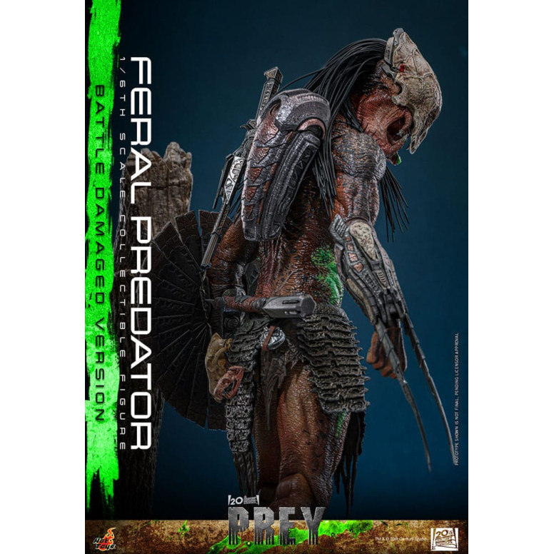 Hot Toys - Feral Predator (Versione danneggiata dalla battaglia) MMS 1/6 - Prey
