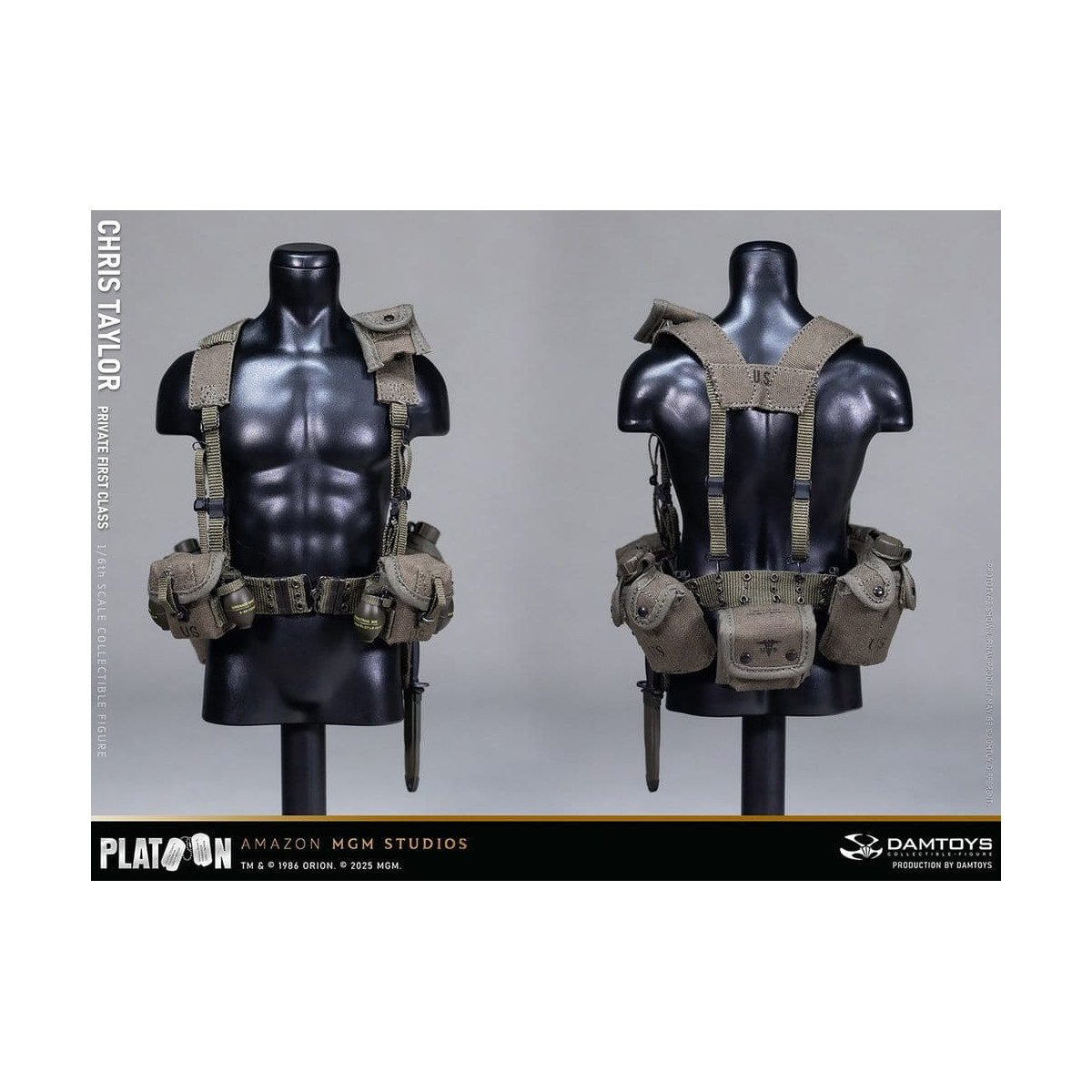 DAMTOYS - Platoon - Chris Taylor 1/6 da collezione