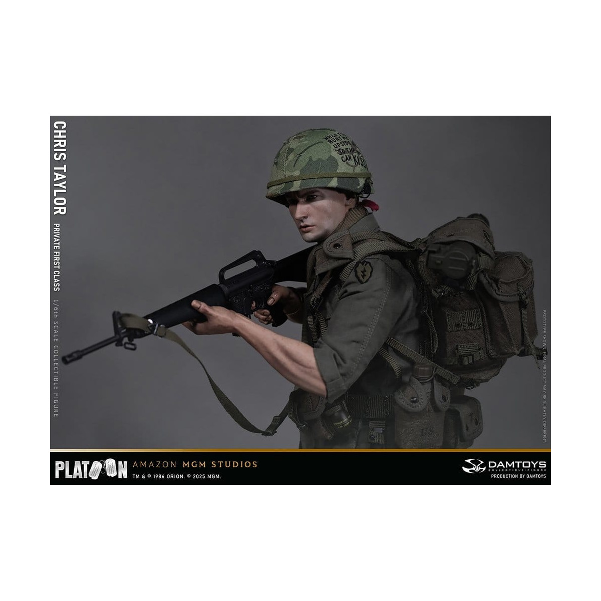 DAMTOYS - Platoon - Chris Taylor 1/6 da collezione
