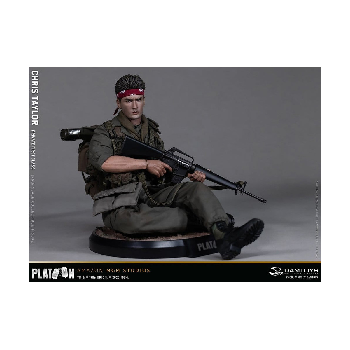 DAMTOYS - Platoon - Chris Taylor 1/6 da collezione