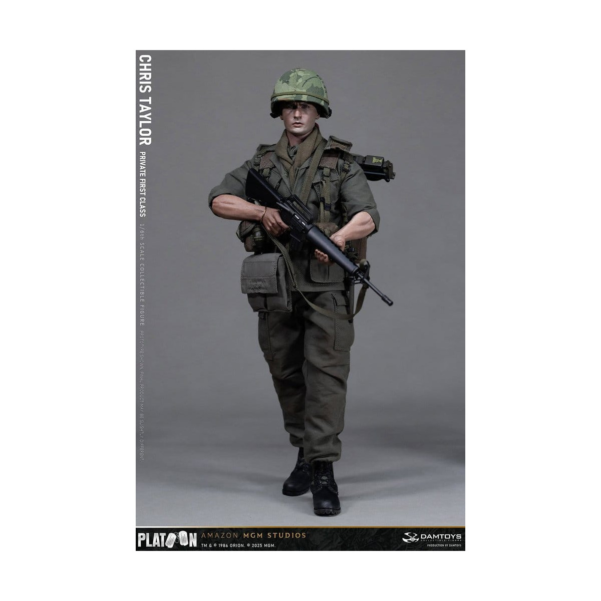 DAMTOYS - Platoon - Chris Taylor 1/6 da collezione