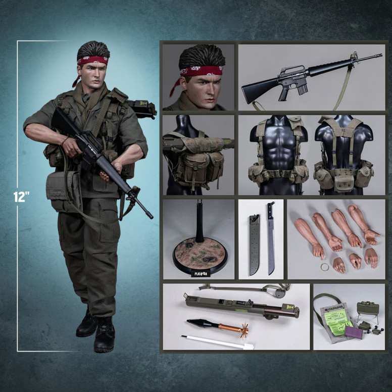 DAMTOYS - Platoon - Chris Taylor 1/6 da collezione