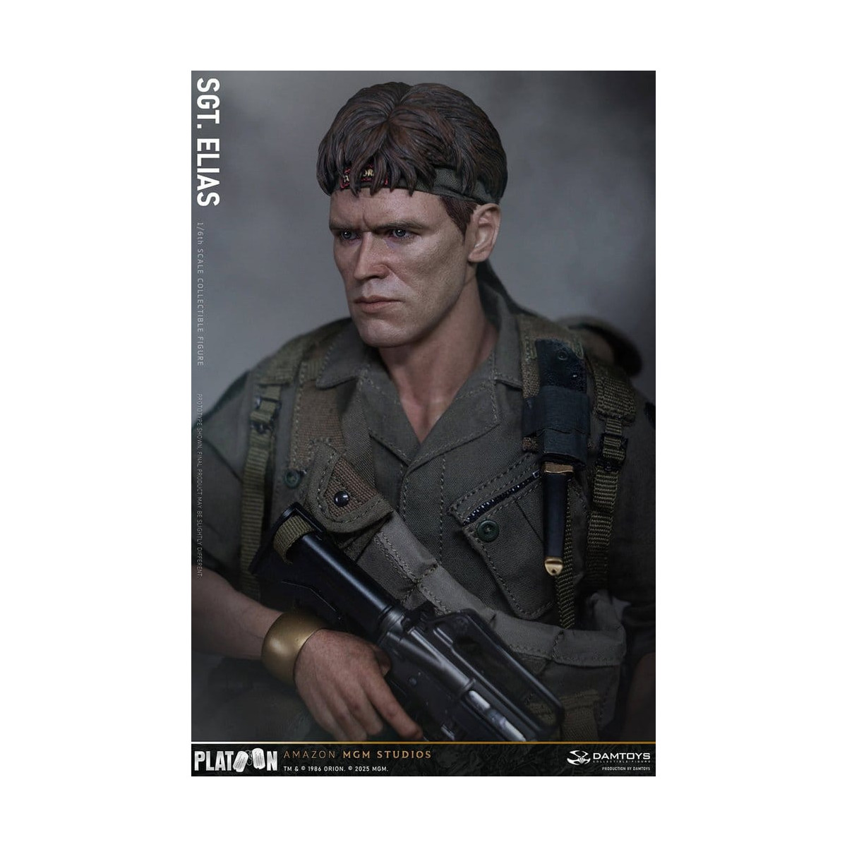 DAMTOYS - Platoon - Sergente Elias 1/6 da collezione
