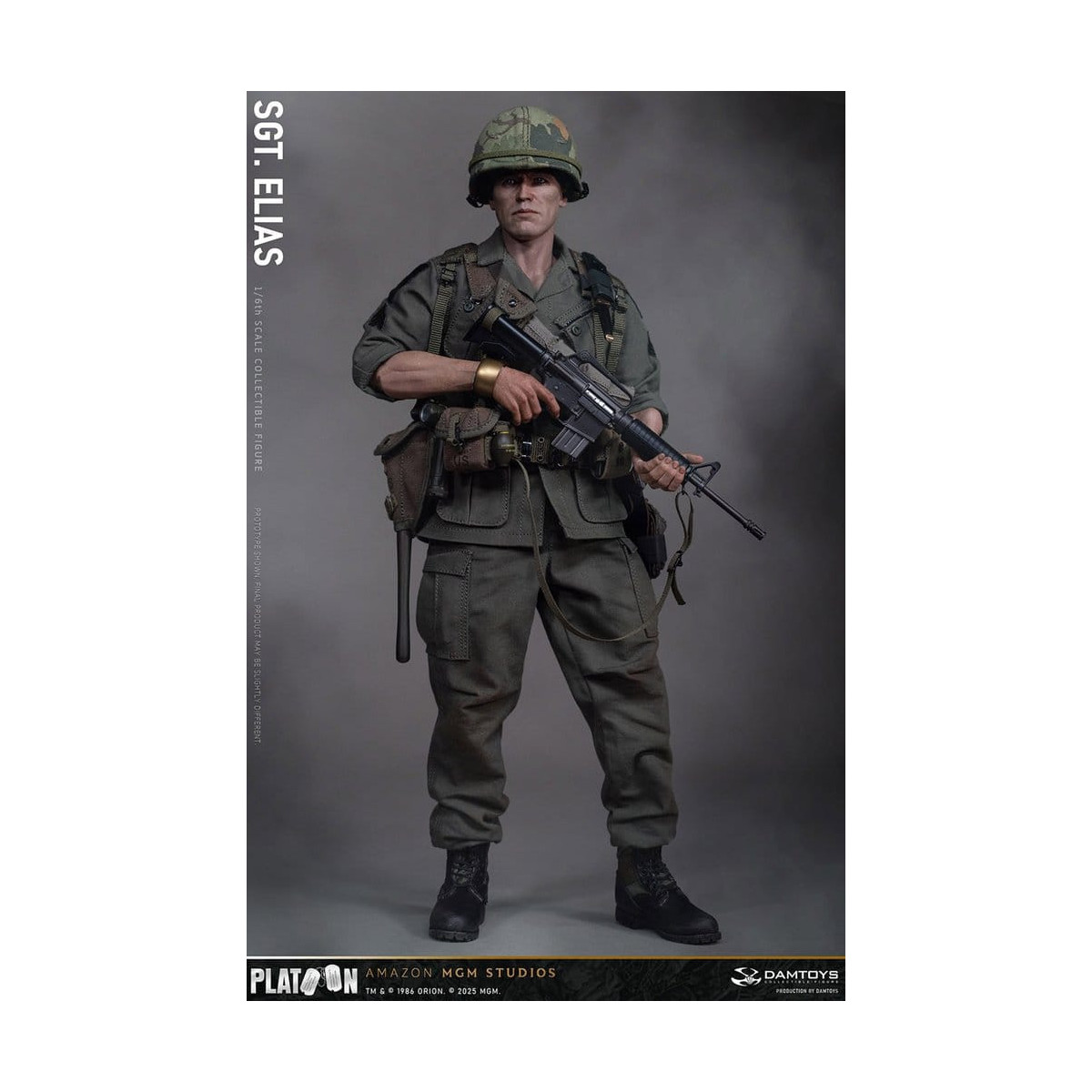 DAMTOYS - Platoon - Sergente Elias 1/6 da collezione