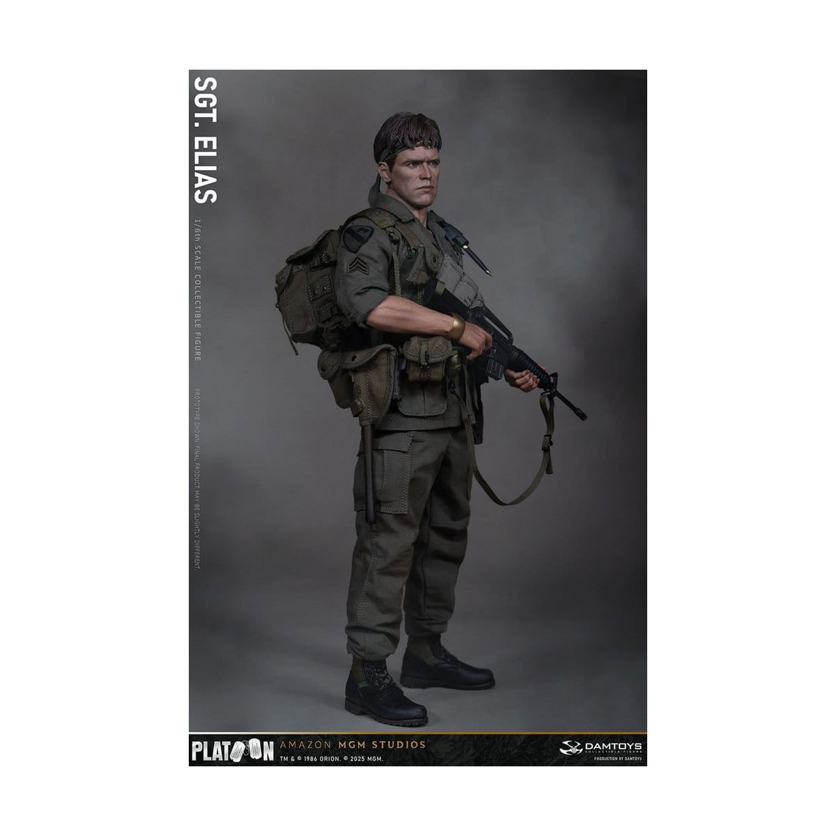 DAMTOYS - Platoon - Sergente Elias 1/6 da collezione