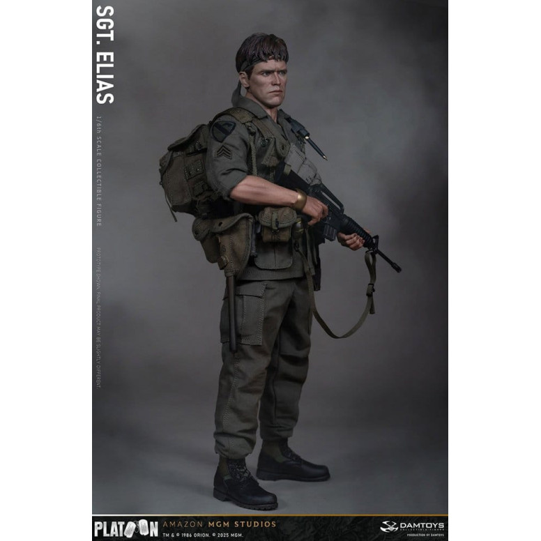 DAMTOYS - Platoon - Sergente Elias 1/6 da collezione