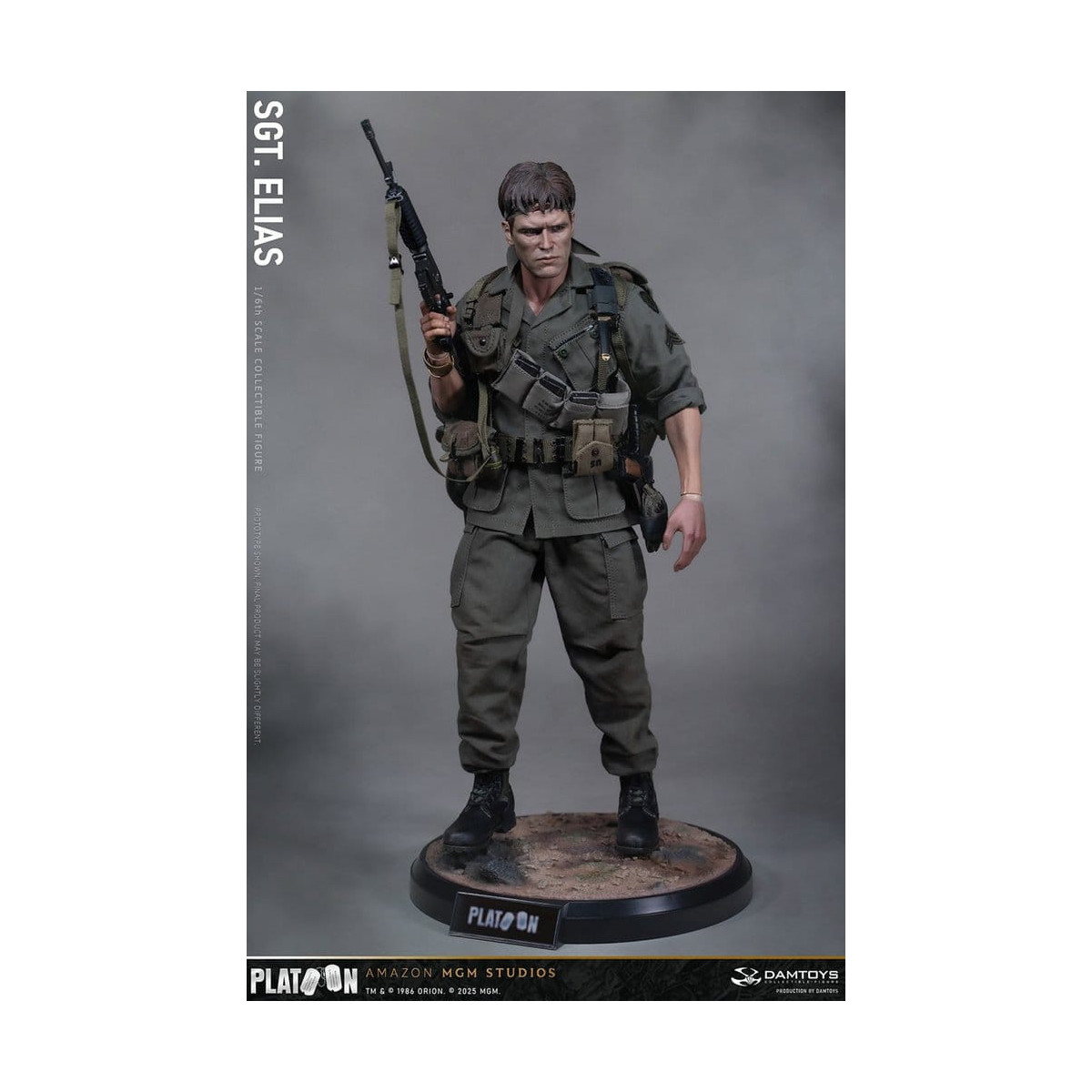 DAMTOYS - Platoon - Sergente Elias 1/6 da collezione