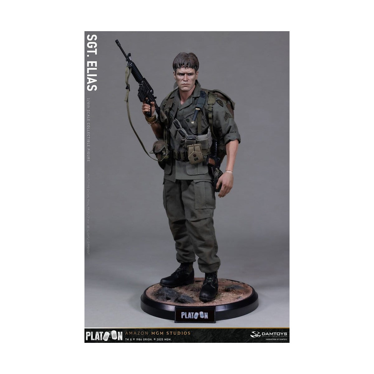 DAMTOYS - Platoon - Sergente Elias 1/6 da collezione