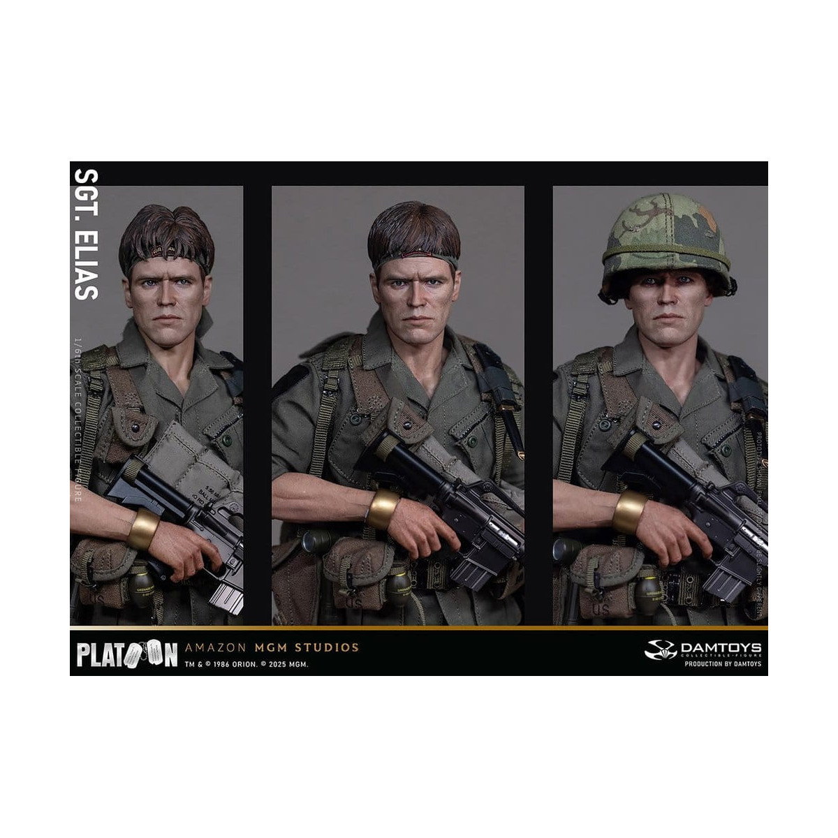 DAMTOYS - Platoon - Sergente Elias 1/6 da collezione