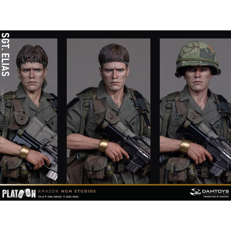 DAMTOYS - Platoon - Sergente Elias 1/6 da collezione