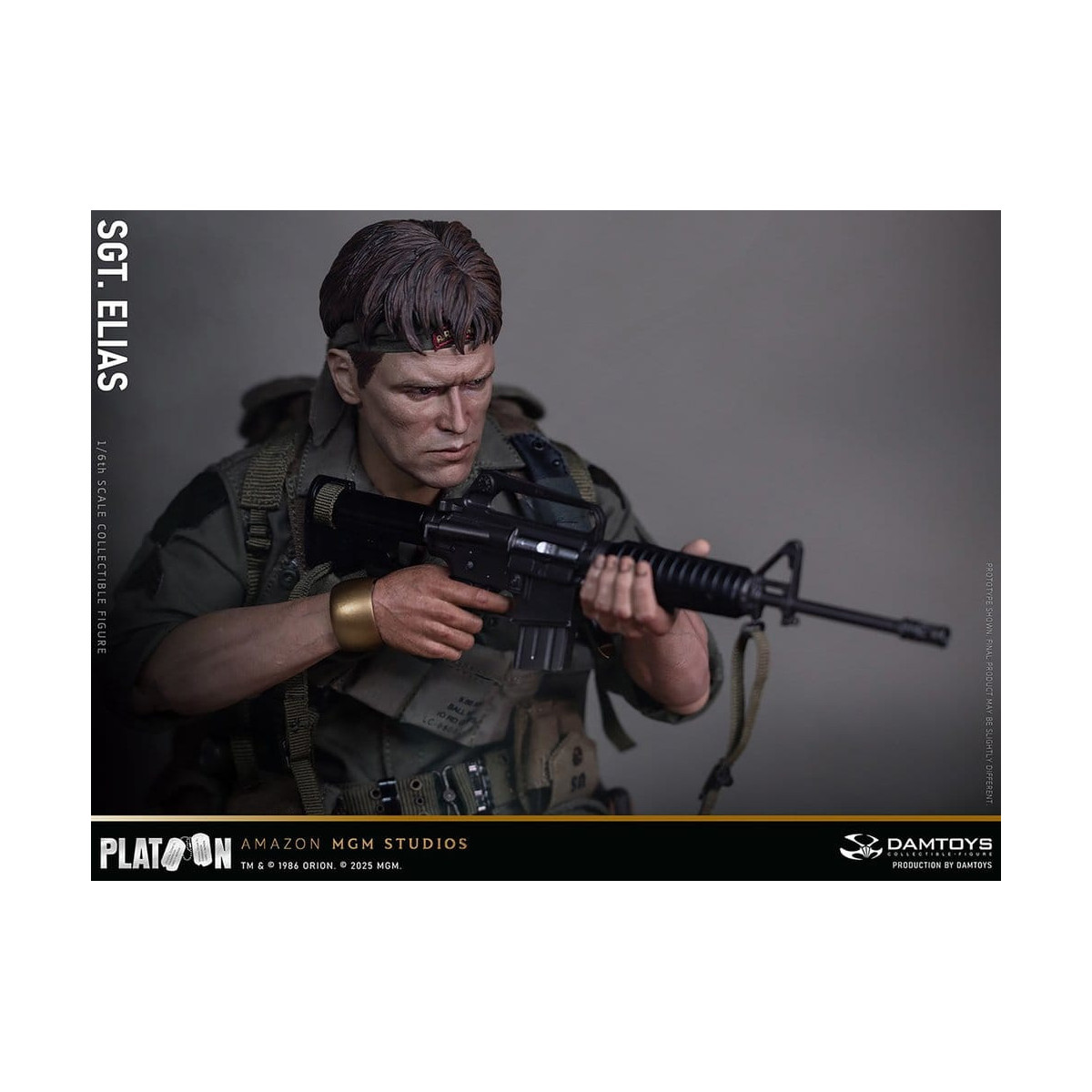 DAMTOYS - Platoon - Sergente Elias 1/6 da collezione
