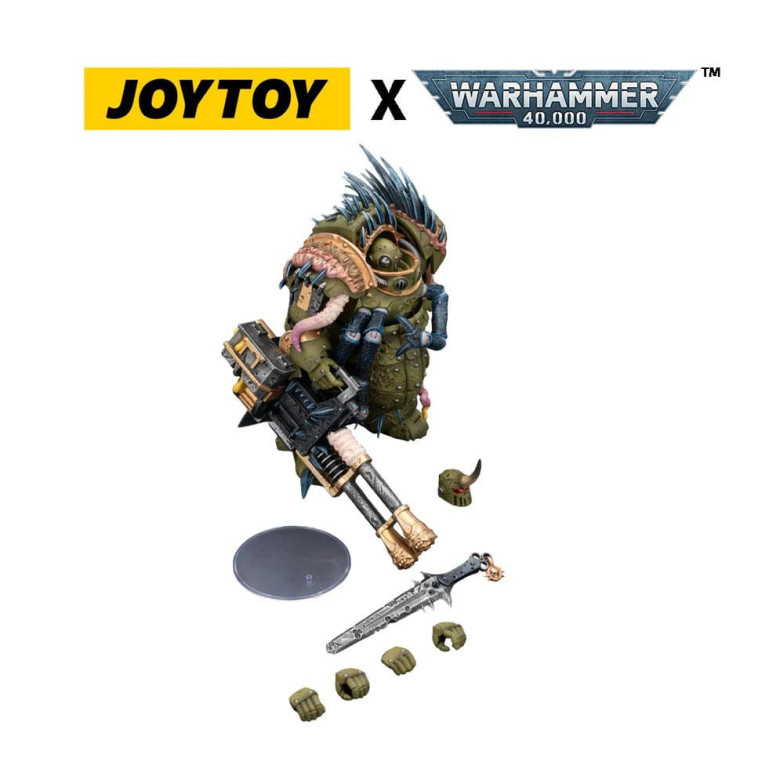 Joytoy - Guardia della Morte - Blightlord Terminator 1 con Reaper Autocannon e Bubotic Blades 1/18 - Warhammer 40k