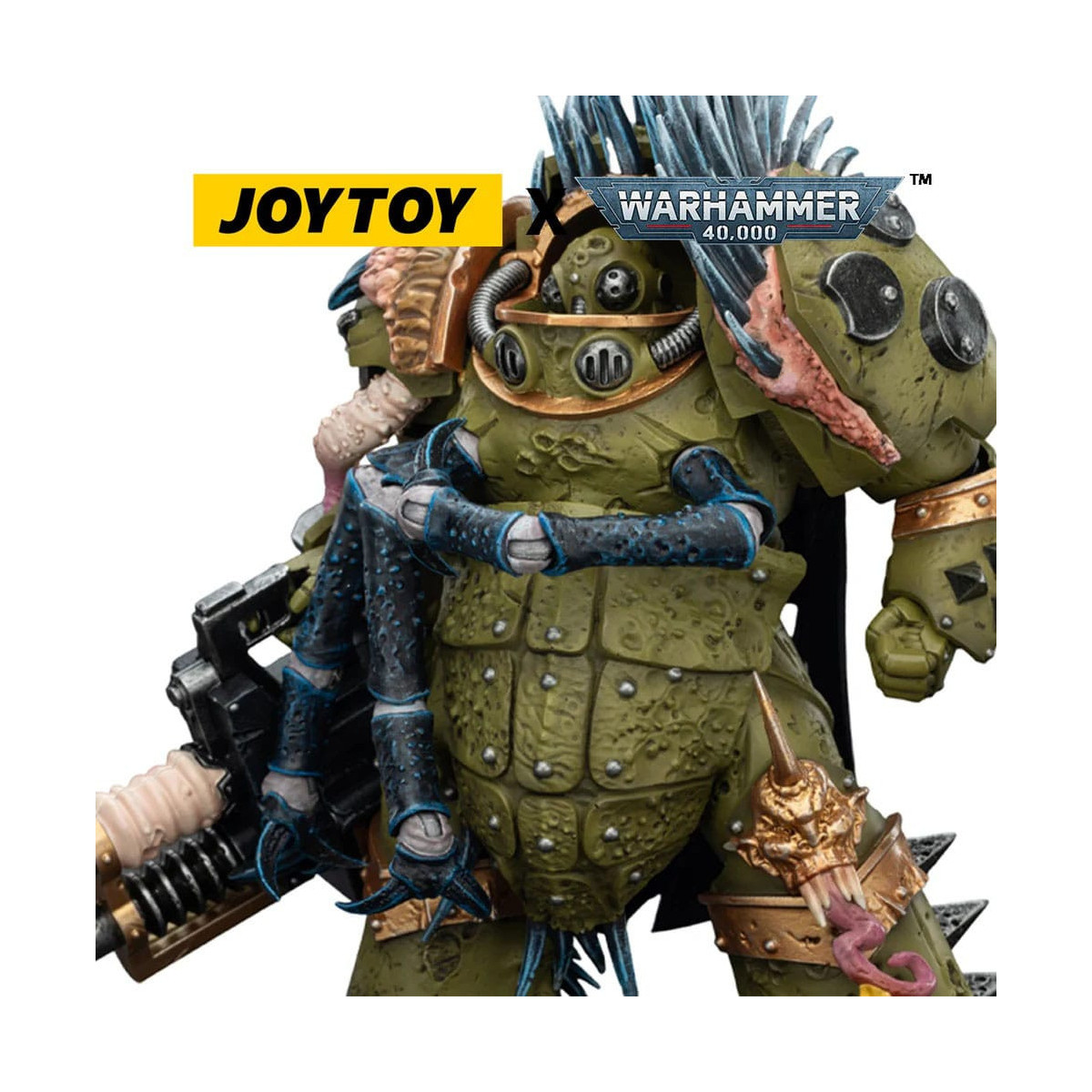 Joytoy - Guardia della Morte - Blightlord Terminator 1 con Reaper Autocannon e Bubotic Blades 1/18 - Warhammer 40k
