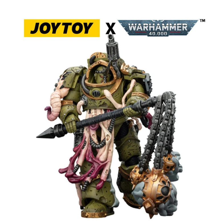 Joytoy - Guardia della Morte - Blightlord Terminator 2 con Flail of Corruption 1/18 - Warhammer 40k