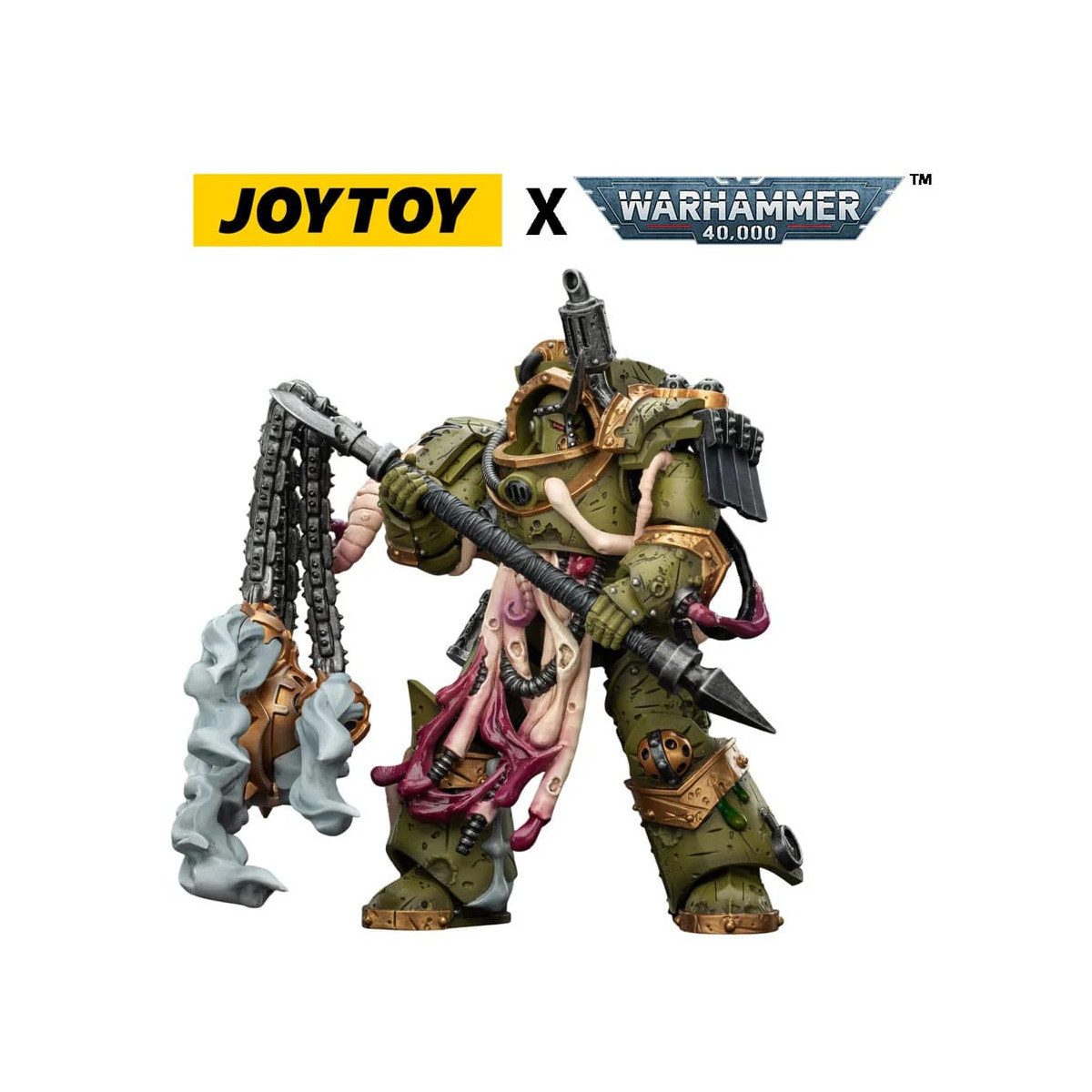 Joytoy - Guardia della Morte - Blightlord Terminator 2 con Flail of Corruption 1/18 - Warhammer 40k