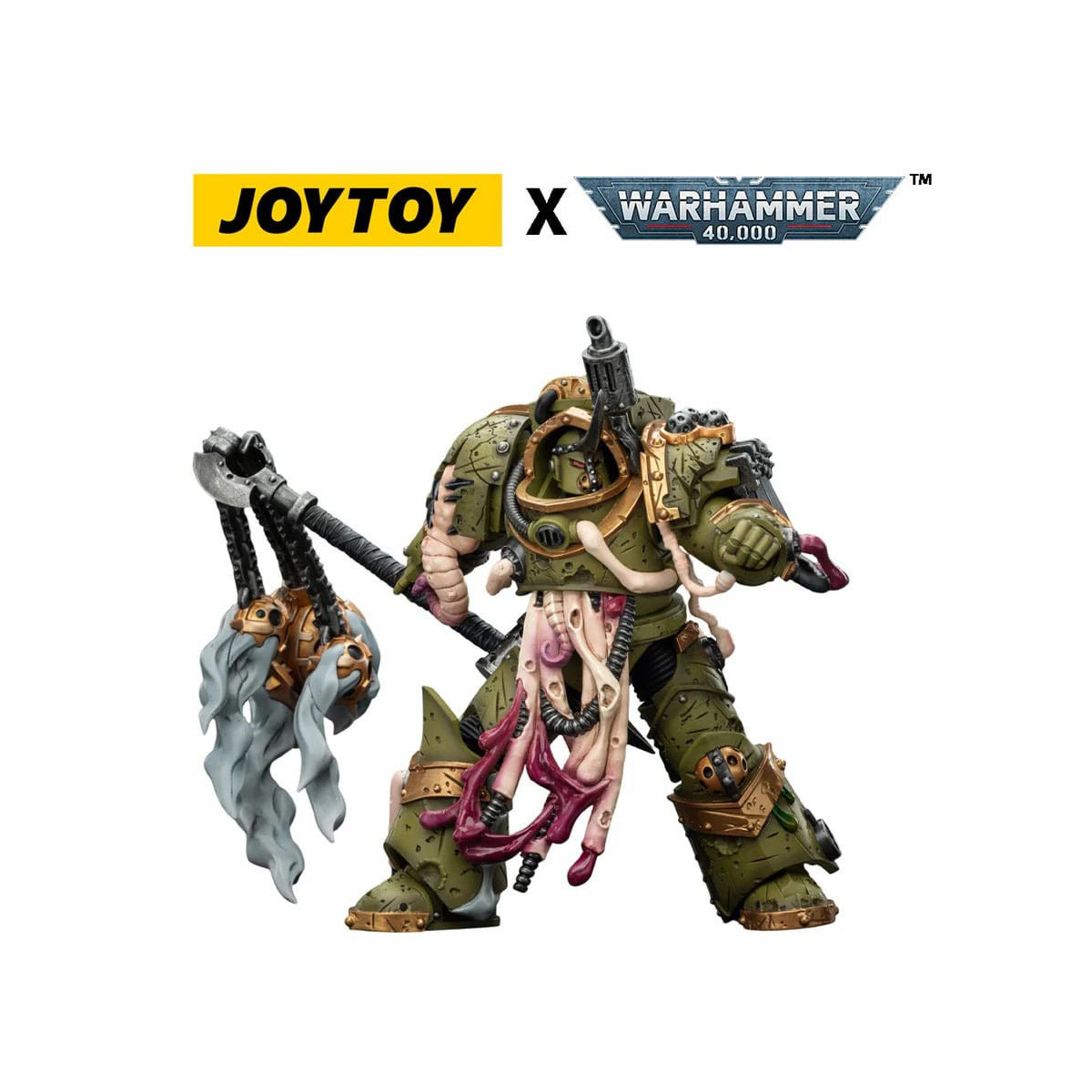 Joytoy - Guardia della Morte - Blightlord Terminator 2 con Flail of Corruption 1/18 - Warhammer 40k