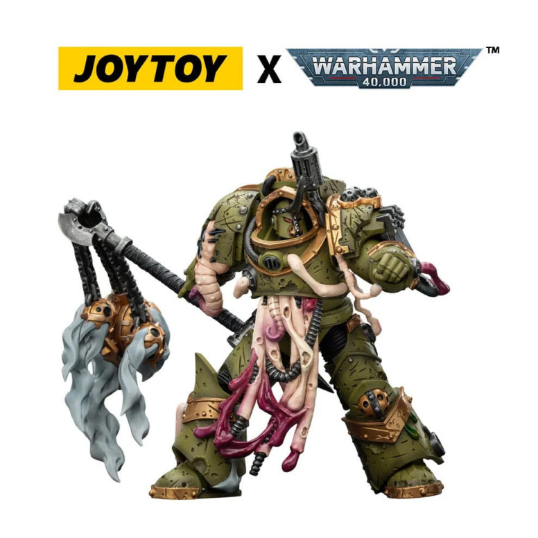 Joytoy - Guardia della Morte - Blightlord Terminator 2 con Flail of Corruption 1/18 - Warhammer 40k