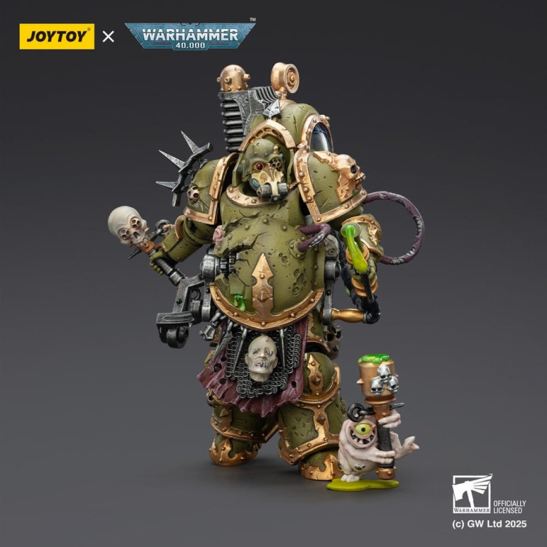 Joytoy - Guardia della morte - Foul Blight spawn con spruzzatore di peste 1/18 - Warhammer 40k