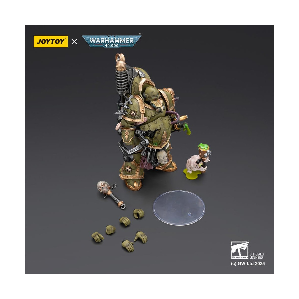 Joytoy - Guardia della morte - Foul Blight spawn con spruzzatore di peste 1/18 - Warhammer 40k