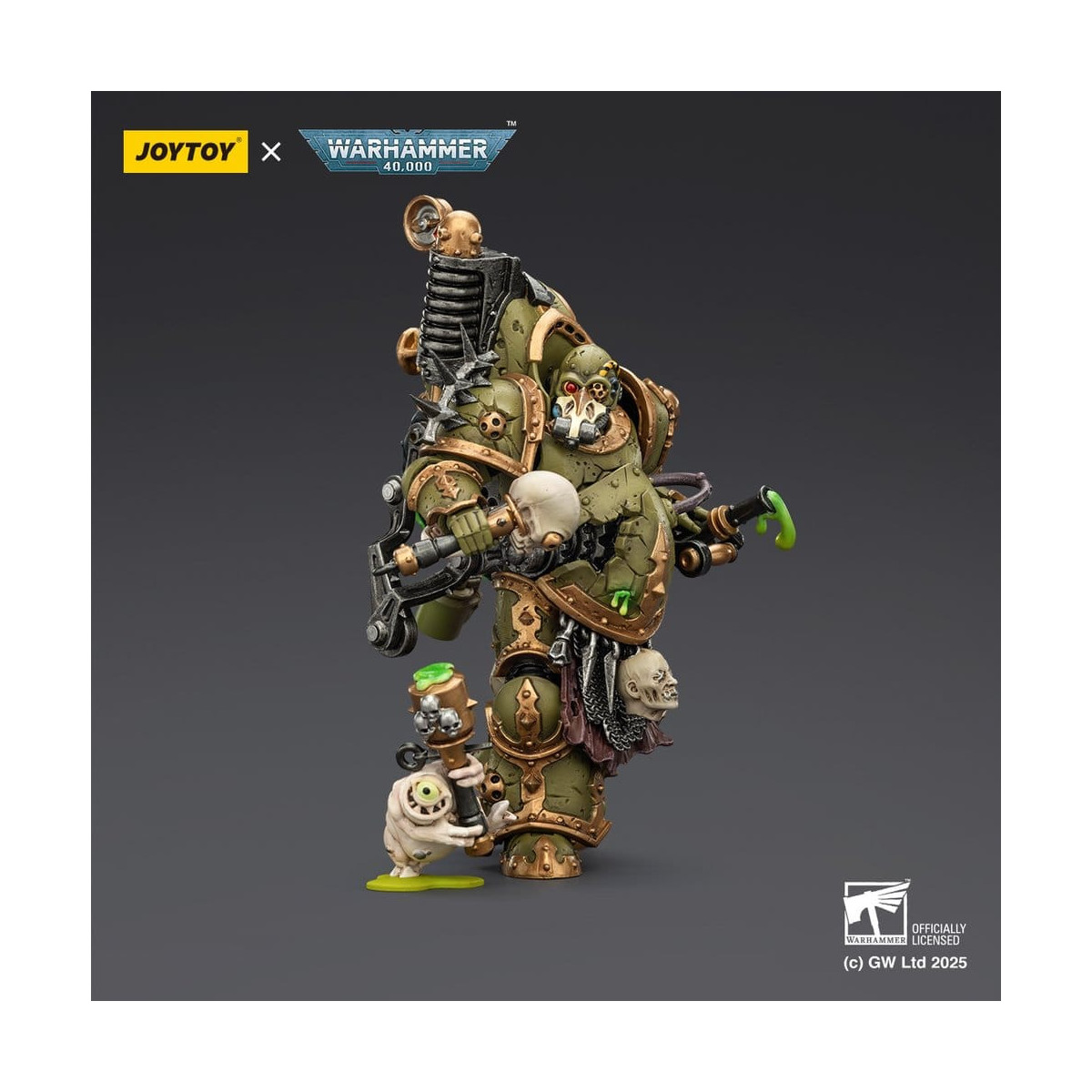 Joytoy - Guardia della morte - Foul Blight spawn con spruzzatore di peste 1/18 - Warhammer 40k