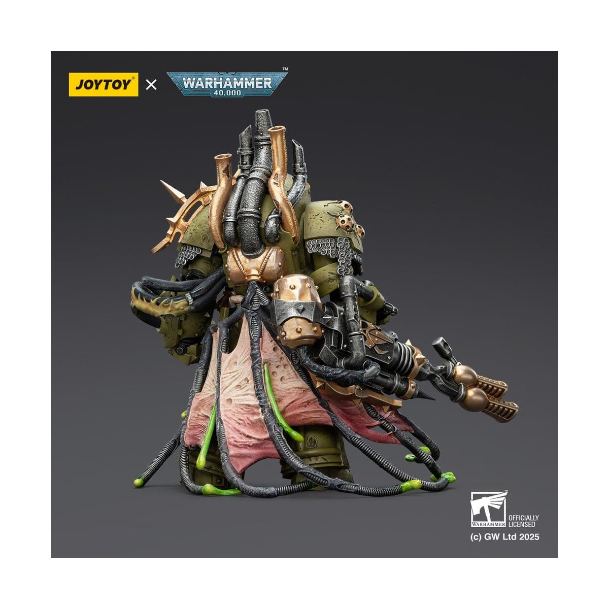Joytoy - Guardia della Morte - Signore della Virulenza con Pugno del Potere e Vaso della Peste Gemello 1/18 - Warhammer 40k