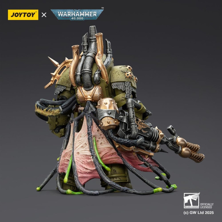 Joytoy - Guardia della Morte - Signore della Virulenza con Pugno del Potere e Vaso della Peste Gemello 1/18 - Warhammer 40k
