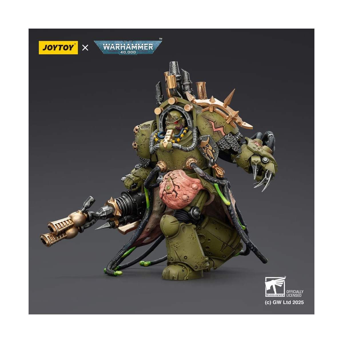 Joytoy - Guardia della Morte - Signore della Virulenza con Pugno del Potere e Vaso della Peste Gemello 1/18 - Warhammer 40k