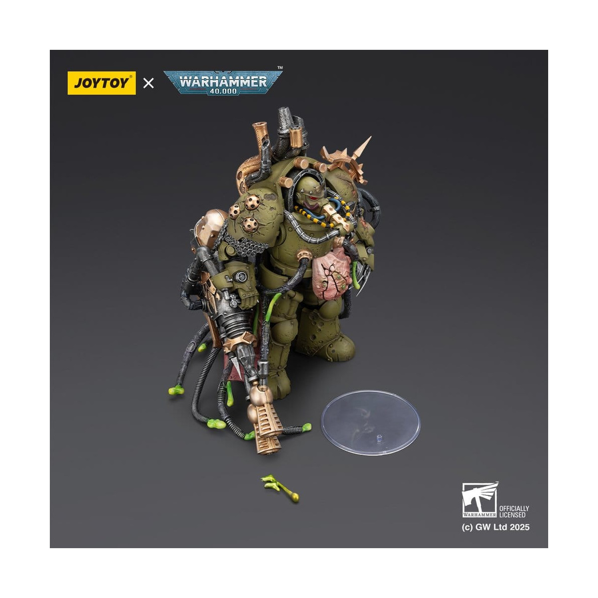 Joytoy - Guardia della Morte - Signore della Virulenza con Pugno del Potere e Vaso della Peste Gemello 1/18 - Warhammer 40k