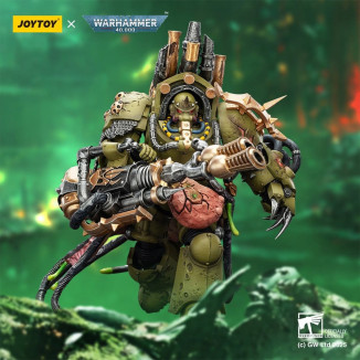 Joytoy - Guardia della Morte - Signore della Virulenza con Pugno del Potere e Vaso della Peste Gemello 1/18 - Warhammer 40k