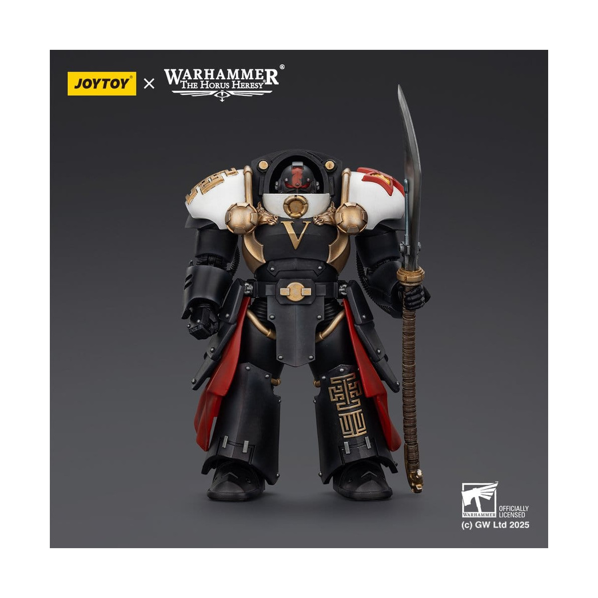 JoyToy Space Marines - White Scars - Ebon Keshig Terminator 1 con Power Glaive 1/18 - L'eresia di Horus