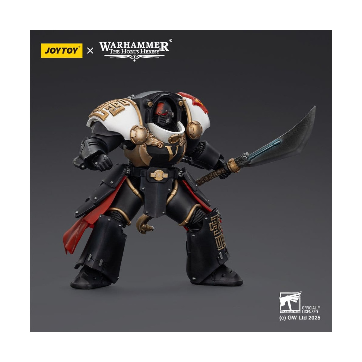 JoyToy Space Marines - White Scars - Ebon Keshig Terminator 1 con Power Glaive 1/18 - L'eresia di Horus
