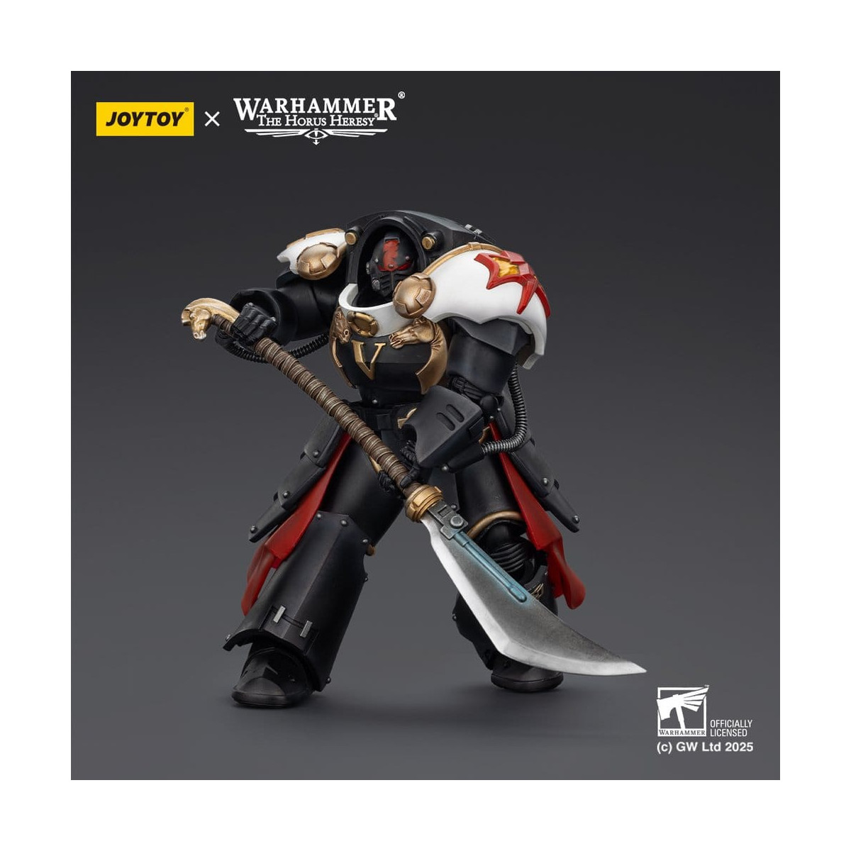 JoyToy Space Marines - White Scars - Ebon Keshig Terminator 1 con Power Glaive 1/18 - L'eresia di Horus