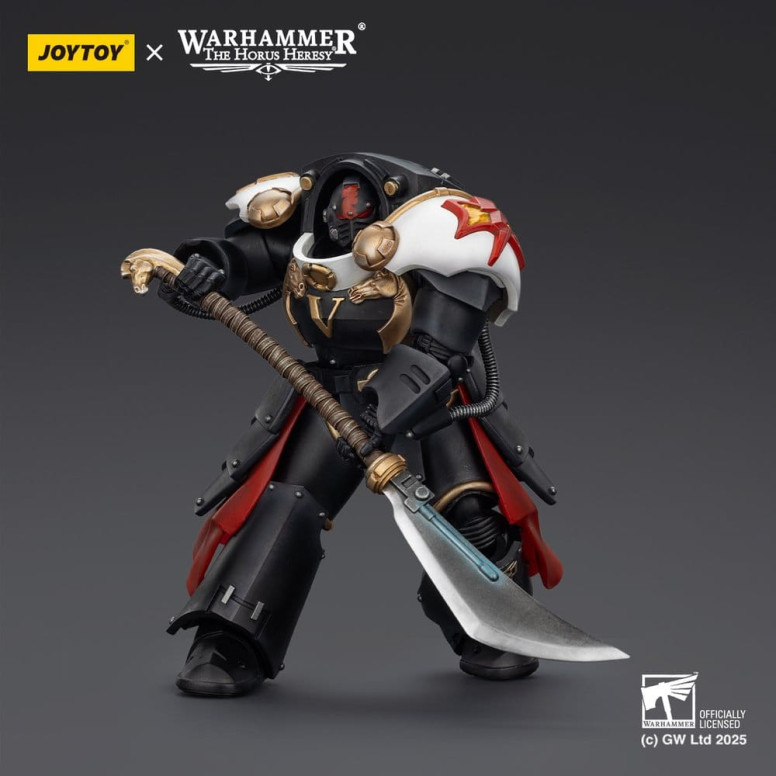 JoyToy Space Marines - White Scars - Ebon Keshig Terminator 1 con Power Glaive 1/18 - L'eresia di Horus