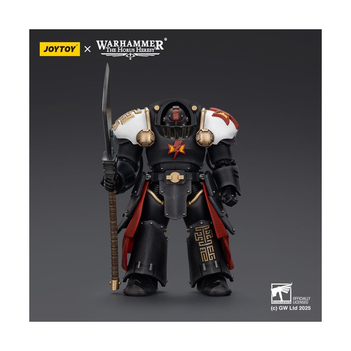 JoyToy Space Marines - White Scars - Ebon Keshig Terminator 2 con Power Glaive 1/18 - L'eresia di Horus