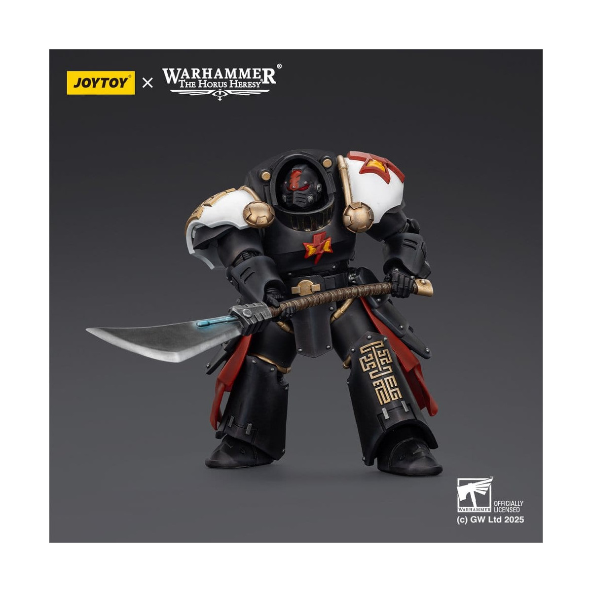JoyToy Space Marines - White Scars - Ebon Keshig Terminator 2 con Power Glaive 1/18 - L'eresia di Horus