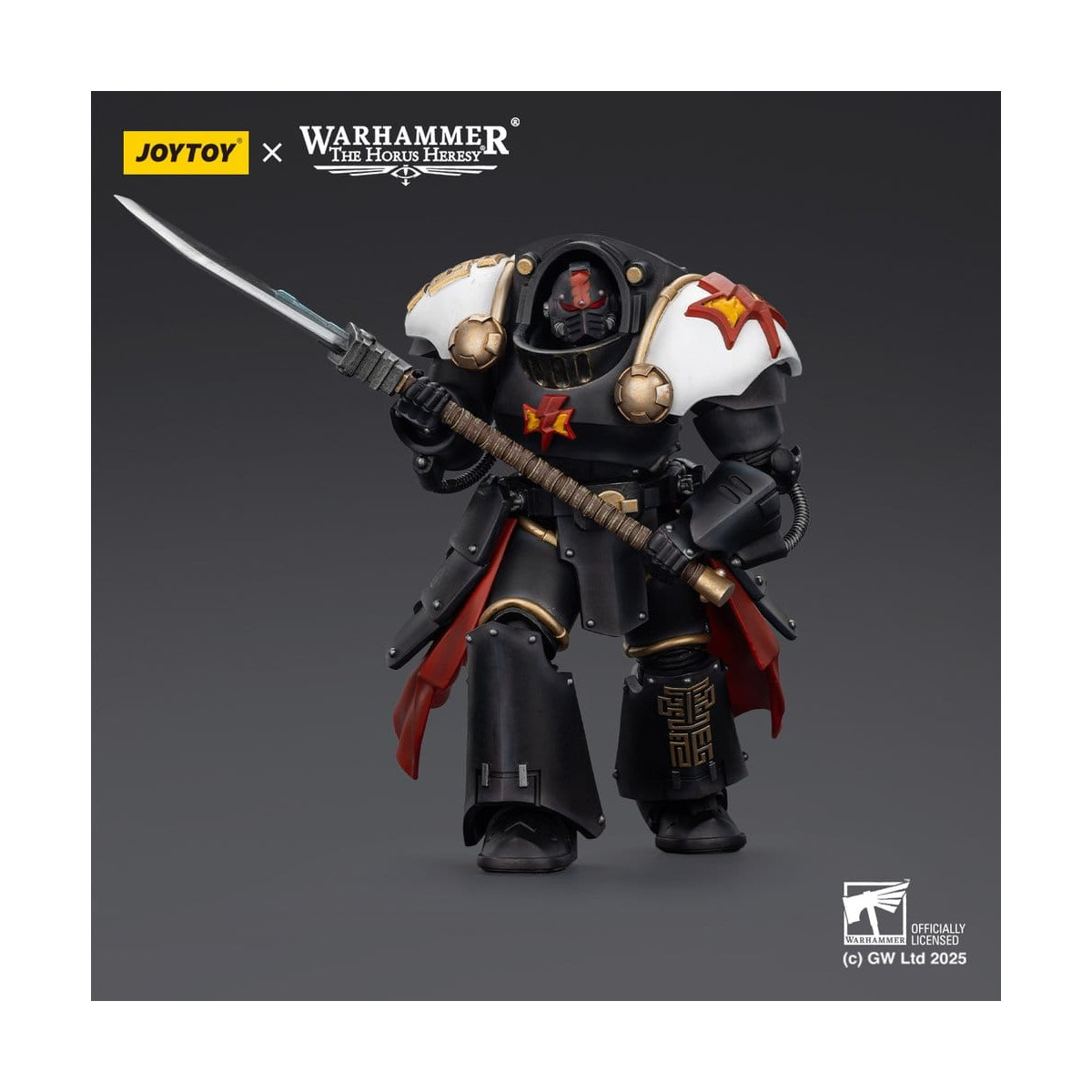 JoyToy Space Marines - White Scars - Ebon Keshig Terminator 2 con Power Glaive 1/18 - L'eresia di Horus