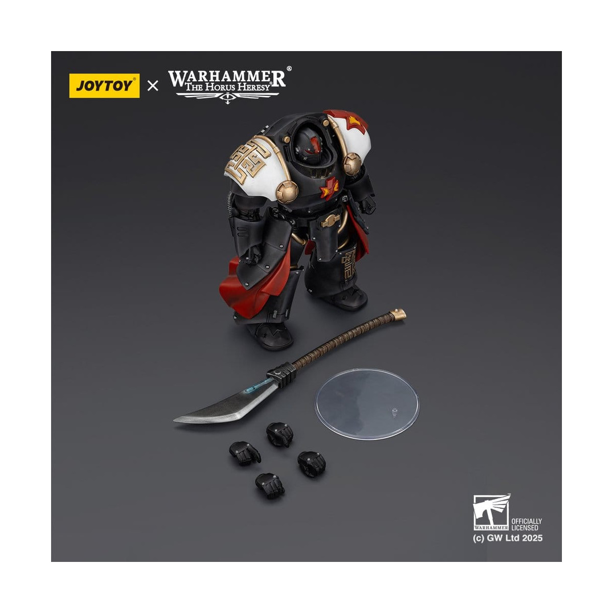 JoyToy Space Marines - White Scars - Ebon Keshig Terminator 2 con Power Glaive 1/18 - L'eresia di Horus