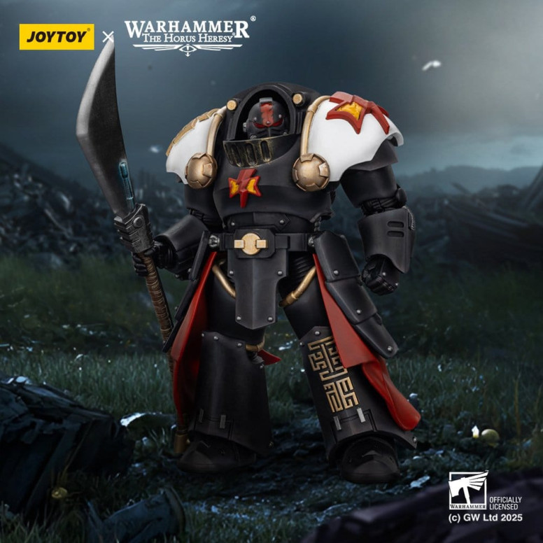 JoyToy Space Marines - White Scars - Ebon Keshig Terminator 2 con Power Glaive 1/18 - L'eresia di Horus