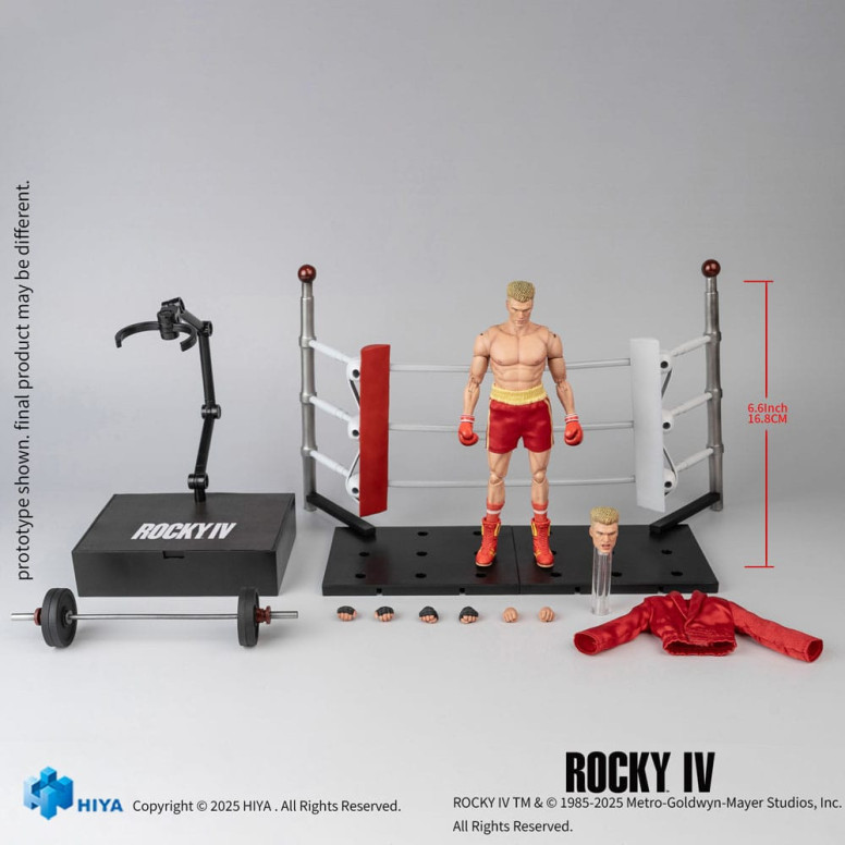 HIYA TOYS - IVAN DRAGO Exquisite Super Series 1/12 - Rocky IV