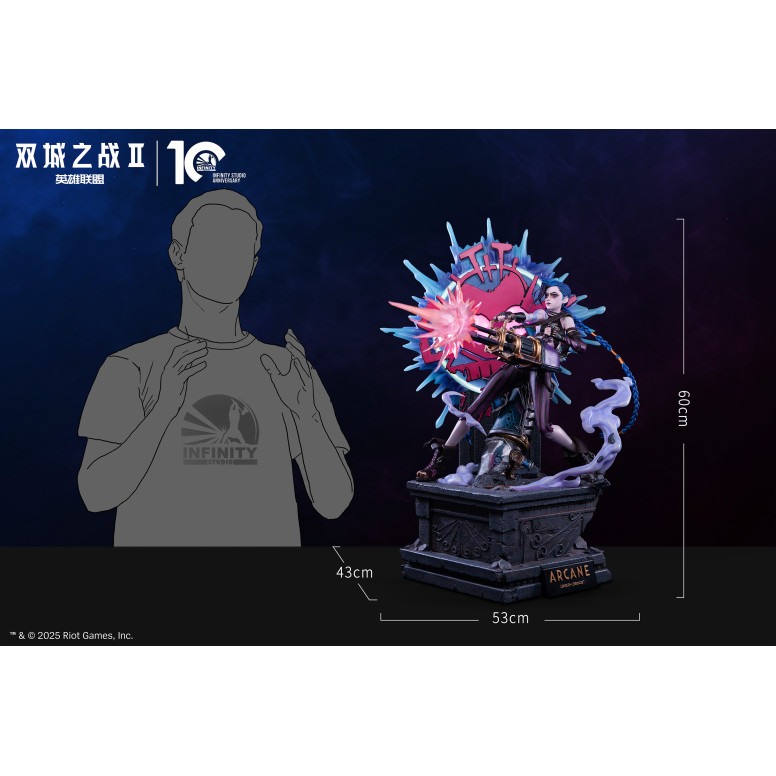 Infinity Studio x Arcane Jinx 1/4 Statua Lega della Leggenda